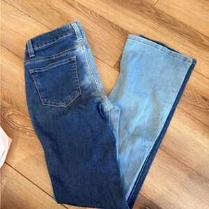 NOBO Women's Dual Blue Flare Leg Jeans